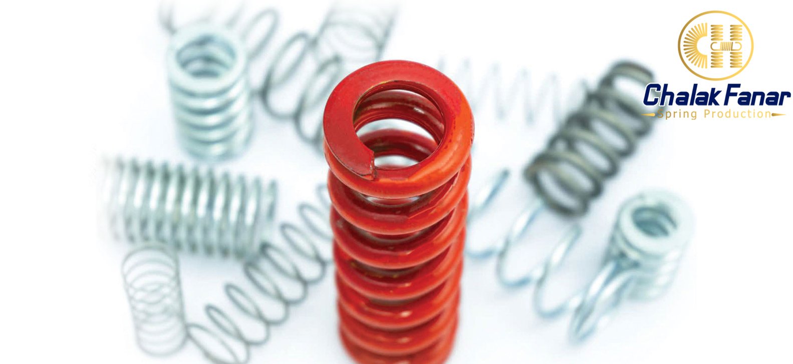 Chalak Fanar Sepahan , compression and tension springs, belt plugs, and coil springs